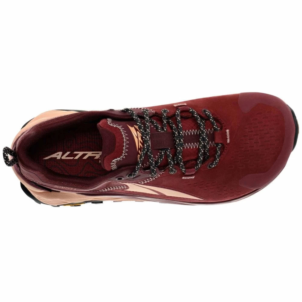 Altra Olympus 5 Hike Low GTX Womens Waterproof Hiking Shoes Maroon 3 Altra Olympus 5 Hike Low GTX Womens Waterproof Hiking Shoes Maroon - Image 3