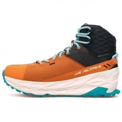 Altra Olympus 5 Hike Mid GTX Womens Waterproof Hiking Boots Gray/Orange -Altra olympus 5 hike mid gtx womens waterproof hiking boots gray orange p7452 29332 image